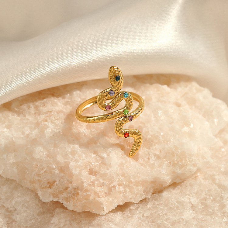 Snake Crystal Ring